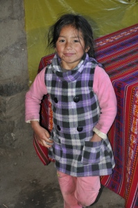 A wonderful little girl I met in the Andes